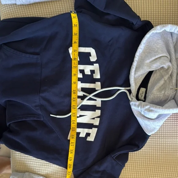 Like new Celine Navy and Gray Hoodie - Picture 4 of 5